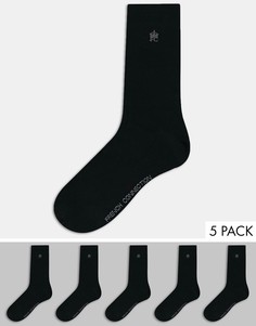 Набор из 5 пар носков French Connection-Черный цвет