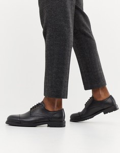 Кожаные туфли Selected Homme-Черный