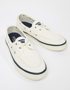 Белые мокасины-кроссовки Sperry Topsider-Белый