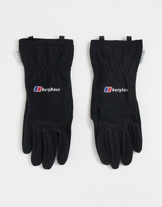 Черные перчатки Berghaus Windystopper-Черный
