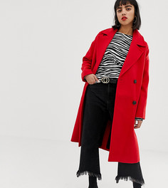 Двубортное пальто Vero Moda Petite-Красный