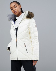 Белая лыжная куртка Roxy Quinn-Белый