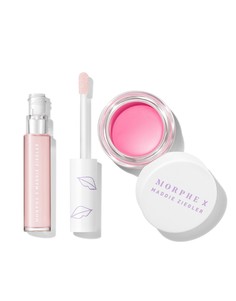 Набор из мусса и блеска для губ Morphe X Maddie Ziegler Pink About It-Розовый цвет