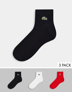 Набор из 3 пар спортивных носков Lacoste-Многоцветный