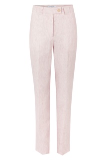 Льняные брюки пудрово-бежевого цвета Gerard Darel