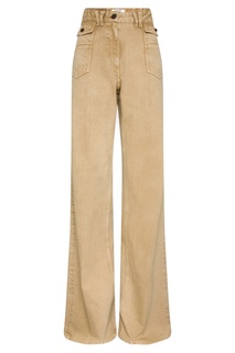 Расклешенные джинсы песочного цвета Gerard Darel