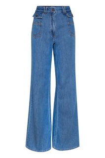 Голубые расклешенные джинсы Gerard Darel