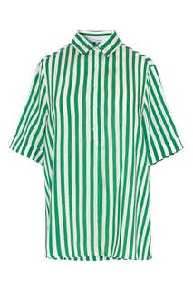 Зеленая блузка в полоску Gerard Darel