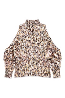 Блузка с абстрактным принтом Maje