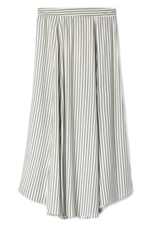 Юбка цвета хаки в полоску Gerard Darel