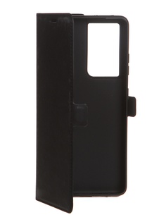 Чехол с флипом DF для Samsung Galaxy S21 Ultra Black sFlip-79