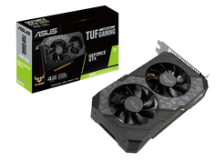 Видеокарта ASUS GeForce GTX 1650 TUF Gaming 1410Mhz PCI-E 3.0 4096Mb 12000Mhz 128 bit DP HDMI DVI TUF-GTX1650-4GD6-P-GAMING