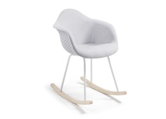 Кресло-качалка kenna (la forma) серый 59x89x71 см.