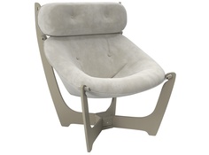 Кресло для отдыха (комфорт) серый 76x97x77 см. Milli