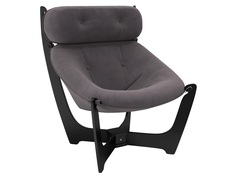 Кресло для отдыха (комфорт) серый 76x97x77 см. Milli