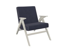 Кресло для отдыха вест (milli) черный 64x80x80 см.