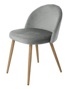 Стул vivian (bradexhome) серый 54x75x48 см.