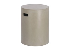 Боковой столик jenell terrazzo (la forma) белый 35 см.
