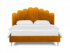 Кровать queen sharlotta (ogogo) желтый 180x122x217 см.