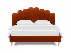 Кровать queen sharlotta (ogogo) оранжевый 180x122x217 см.
