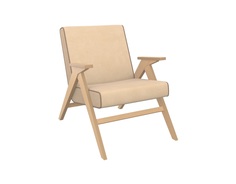 Кресло для отдыха вест (milli) бежевый 64x80x80 см.