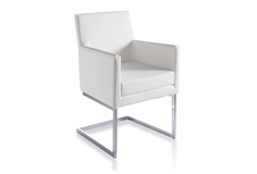 Кресло bz090 (angel cerda) белый 57x87x57 см.