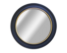 Настенное зеркало зарин (ifdecor) синий 80.0x80.0x2.0 см.