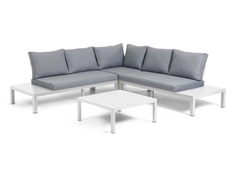 Модульный угловой диван и стол duka (la forma) серый