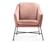 Кресло brida (la forma) розовый 68x82x73 см.