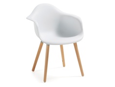 Кресло kenna (la forma) белый 62x81x61 см.