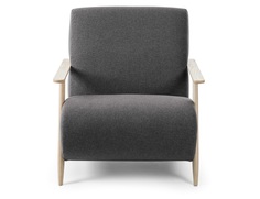 Кресло marthan (la forma) серый 77x78x86 см.