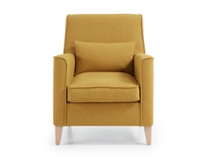 Кресло fyna (la forma) желтый 63x90x85 см.