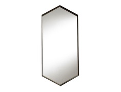 зеркало настенное шестигранник (ifdecor) черный 70.0x110.0x3.0 см.