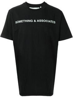 Off-White футболка Something & Associates