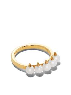 TASAKI кольцо Danger Tribe из желтого золота с жемчугом
