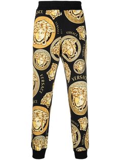 Versace спортивные брюки с логотипом Medusa