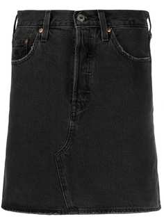 Levis джинсовая юбка с завышенной талией