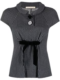 Balenciaga Pre-Owned жаккардовая блузка 2000-х годов с узором