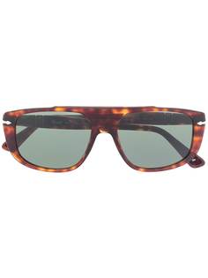 Persol солнцезащитные очки-авиаторы черепаховой расцветки
