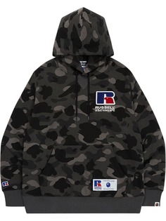 A BATHING APE® худи Colour Camo College из коллаборации с Russell