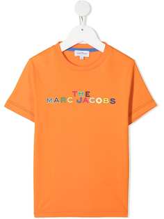 The Marc Jacobs Kids футболка из органического хлопка с логотипом