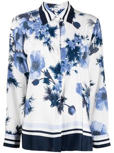 P.A.R.O.S.H. рубашка с длинными рукавами и цветочным принтом