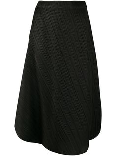 Pleats Please Issey Miyake плиссированная юбка с запахом