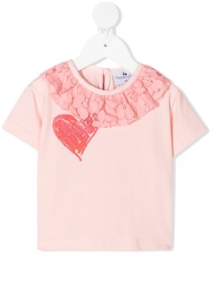 Raspberry Plum футболка с кружевными оборками