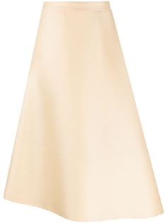 Jil Sander юбка миди асимметричного кроя