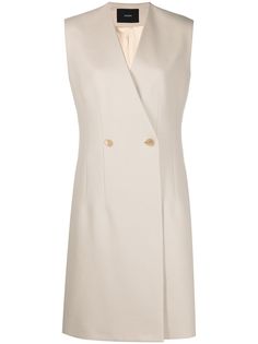 JOSEPH пальто миди без рукавов