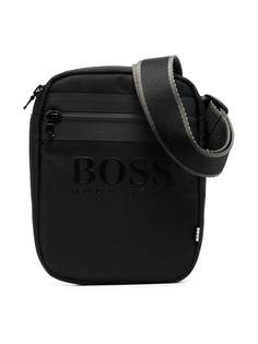 BOSS Kidswear сумка через плечо с тисненым логотипом