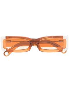 Jacquemus солнцезащитные очки Les lunettes 97 в прямоугольной оправе