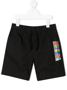 Moschino Kids спортивные шорты с логотипом