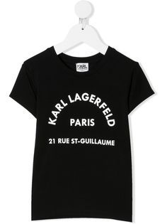 Karl Lagerfeld Kids футболка с логотипом